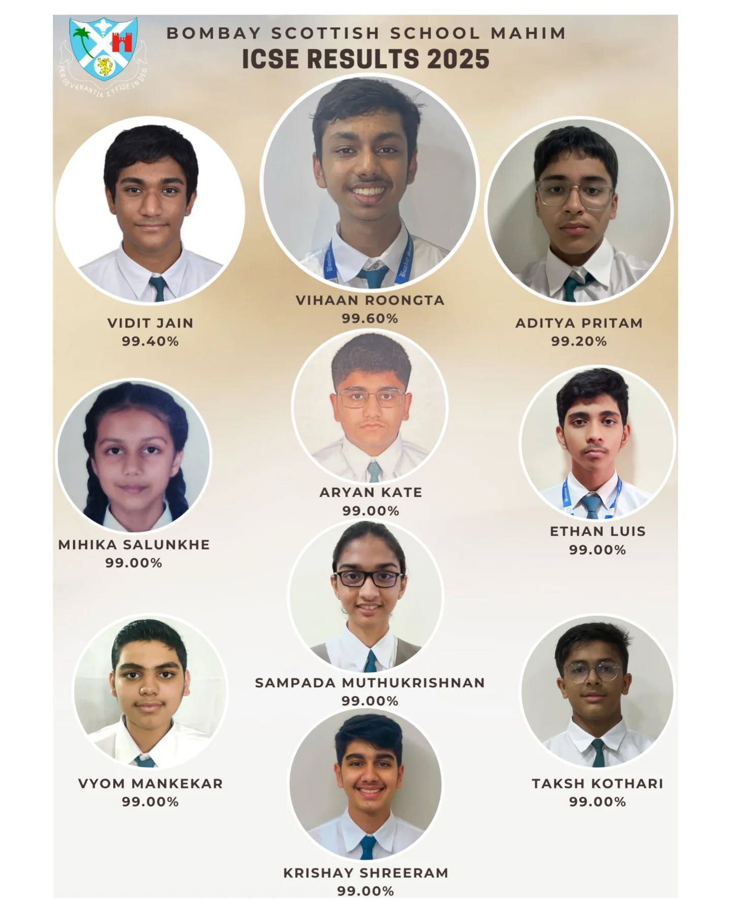 Congratulations to our ICSE toppers of 2025! You have made us Proud! 🏴
#icse #icseresults #icsetoppers #mumbai #bombayscottishschoolmahim #icseschool #bombayscottishmahimofficial #bssmahim #achievements #schoolresults #bss #examresults